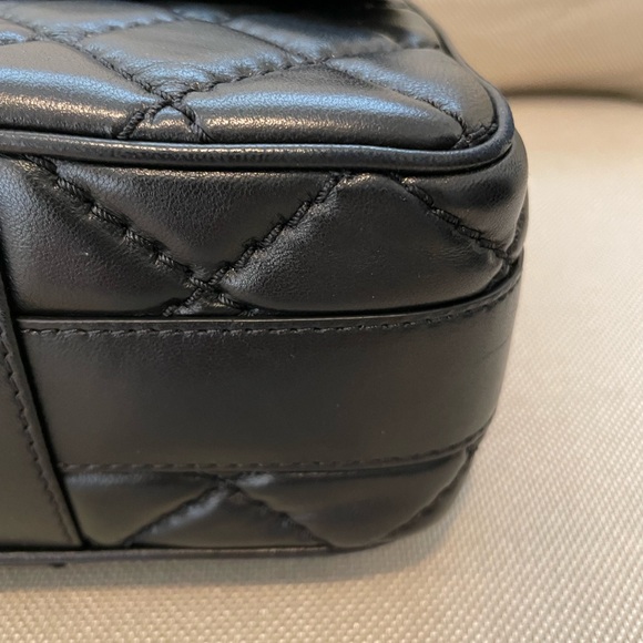 Chanel Easy Carry Flap 2015 Black Lambskin Silver HW almost new condition *Trade - Picture 7 of 17